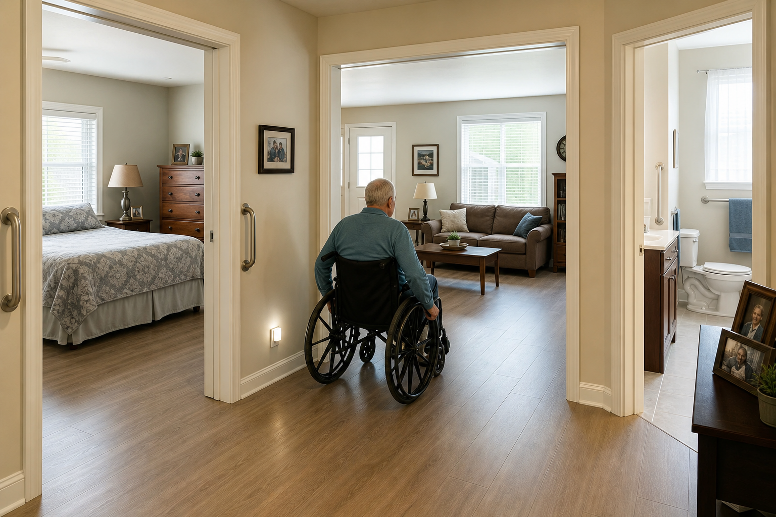wheelchair at home