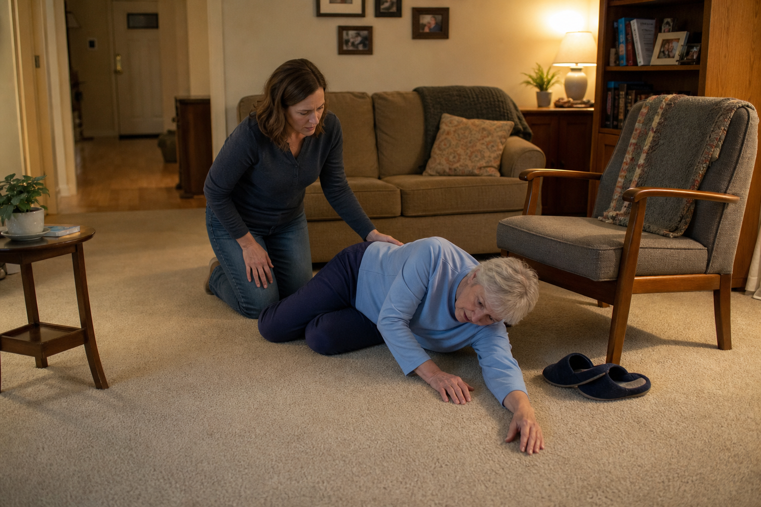 what to do after an older adult falls